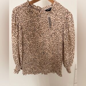 EXPRESS Leopard Print Long Sleeve Top – New with Tags
